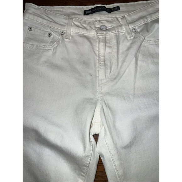 Levis Demi Curve Classic Rise White Jeans Womens 8/29 - Picture 4 of 7